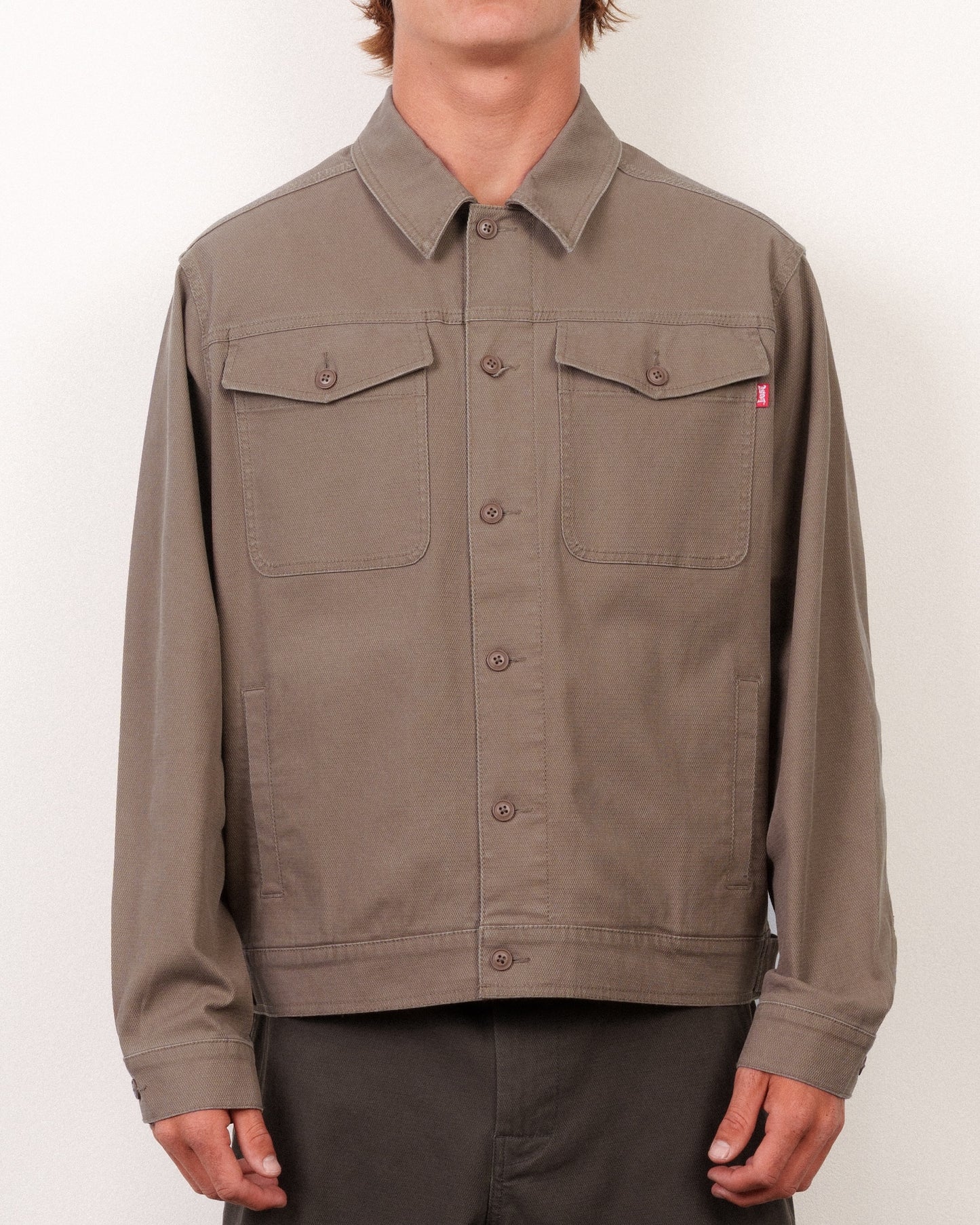 Barrel Jacket Deep Taupe