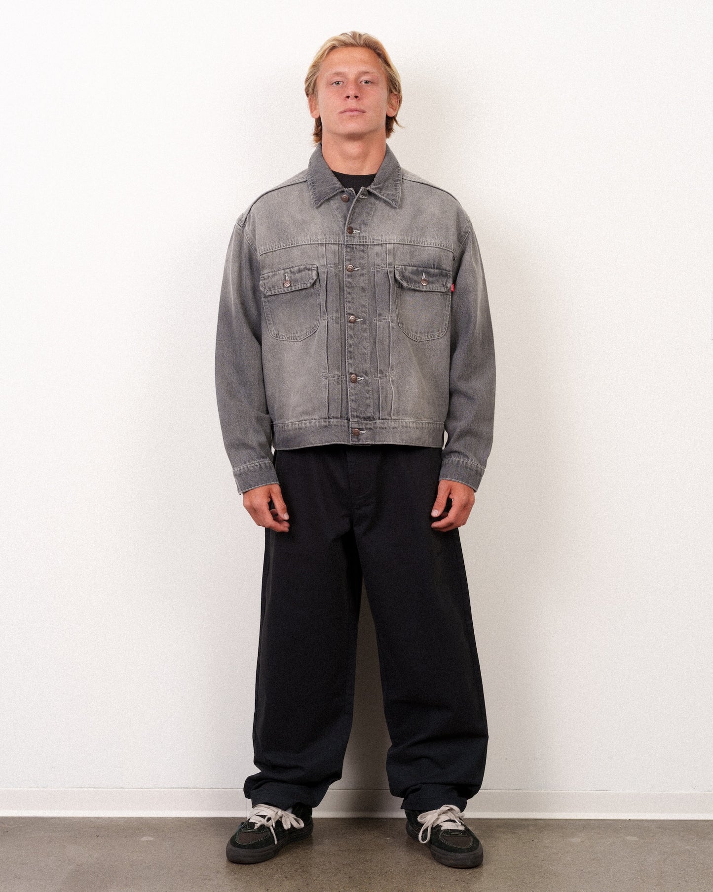 Big Rig Denim Jacket Vintage Grey