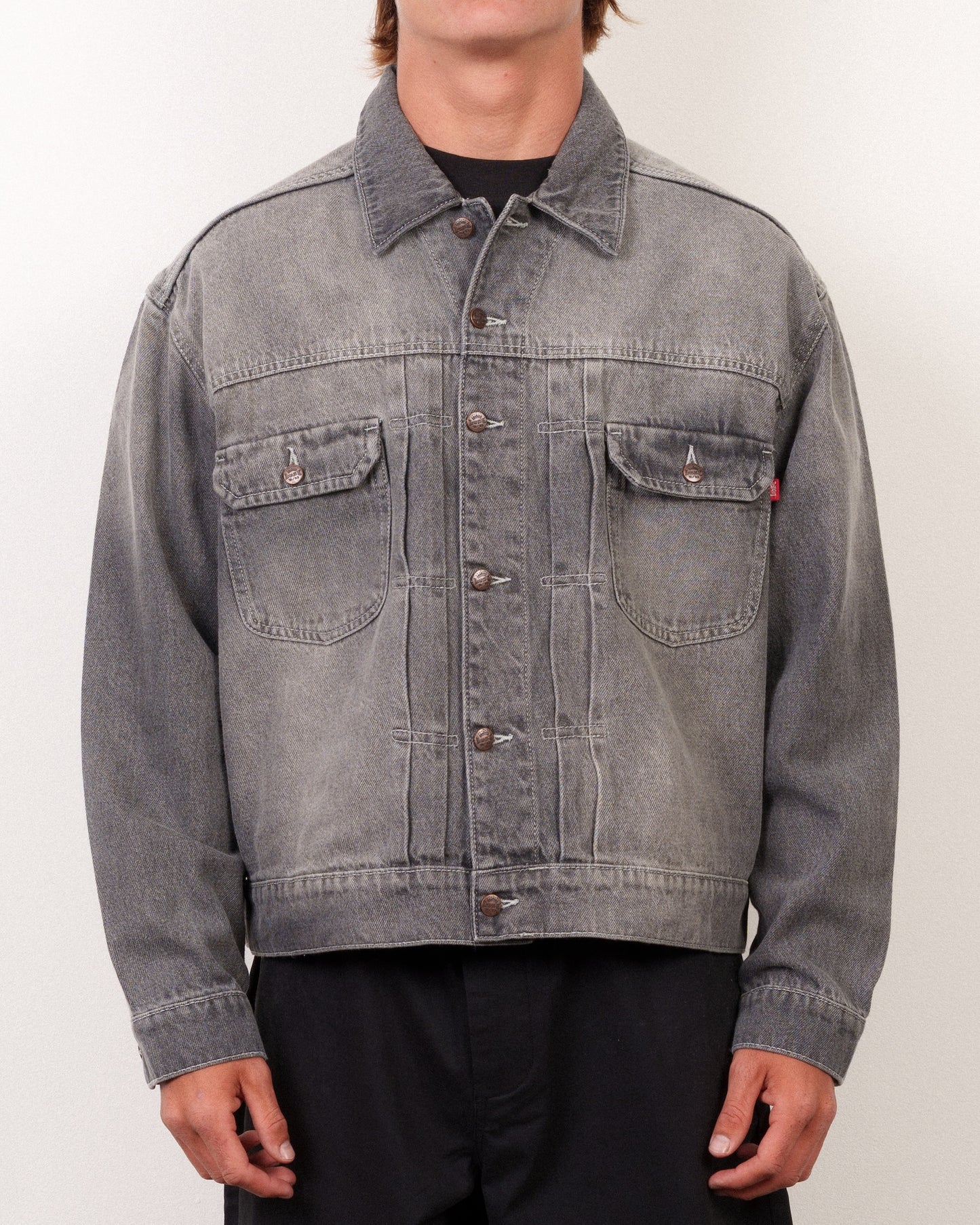 Big Rig Denim Jacket Vintage Grey