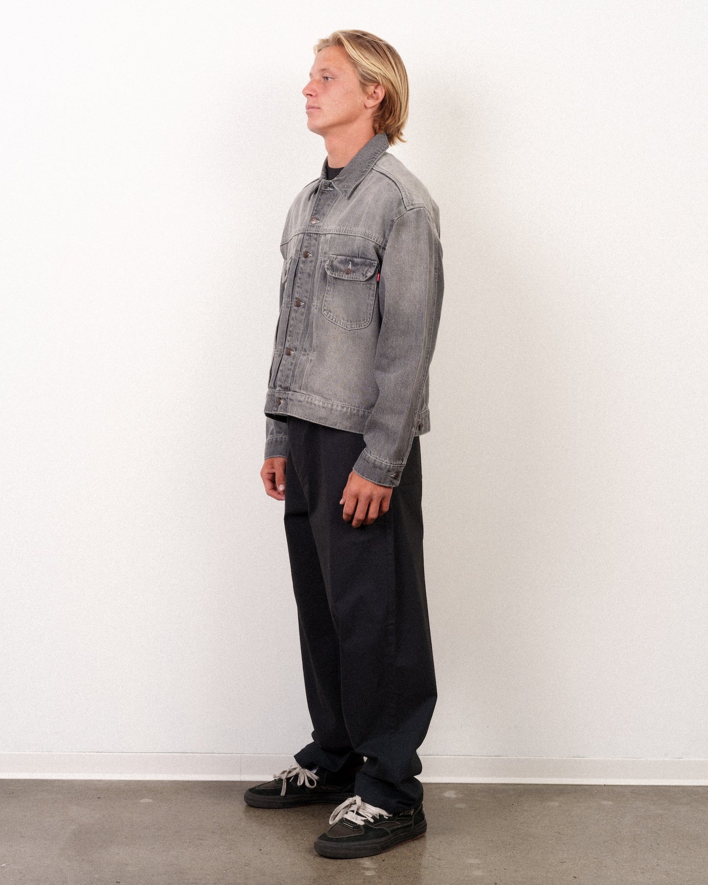 Big Rig Denim Jacket Vintage Grey