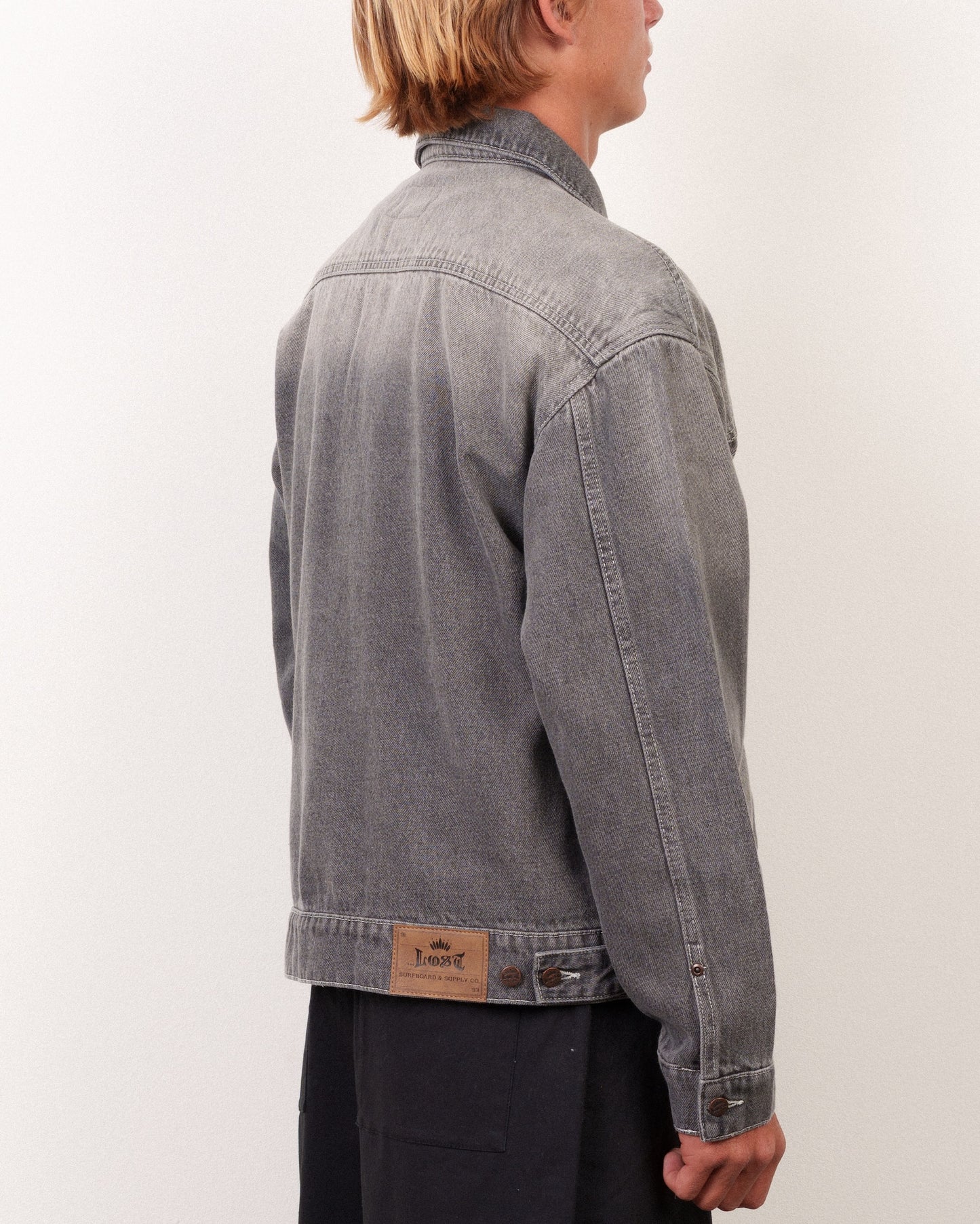 Big Rig Denim Jacket Vintage Grey
