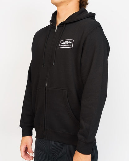 Super Mega Zip Hoodie Black