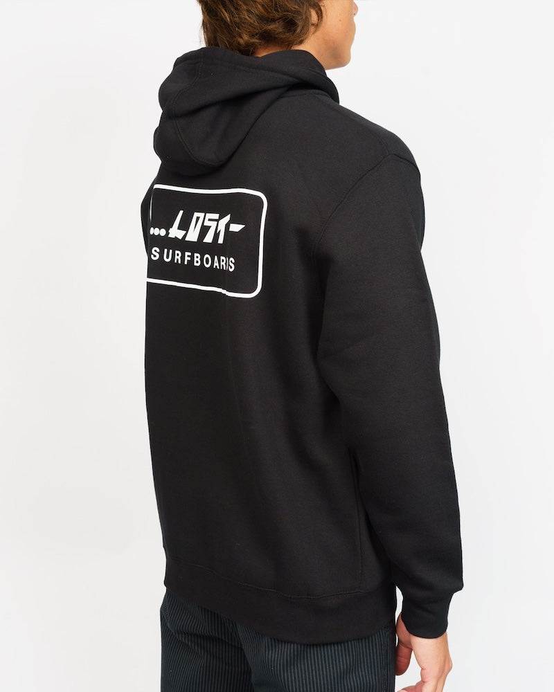 Super Mega Zip Hoodie Black