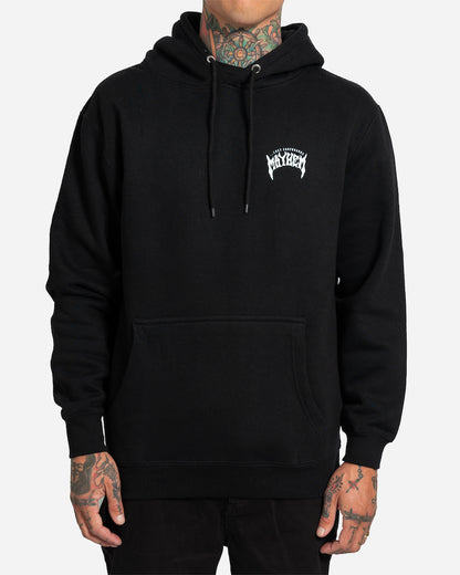 Mayhem Designs Heavy Hoodie Black