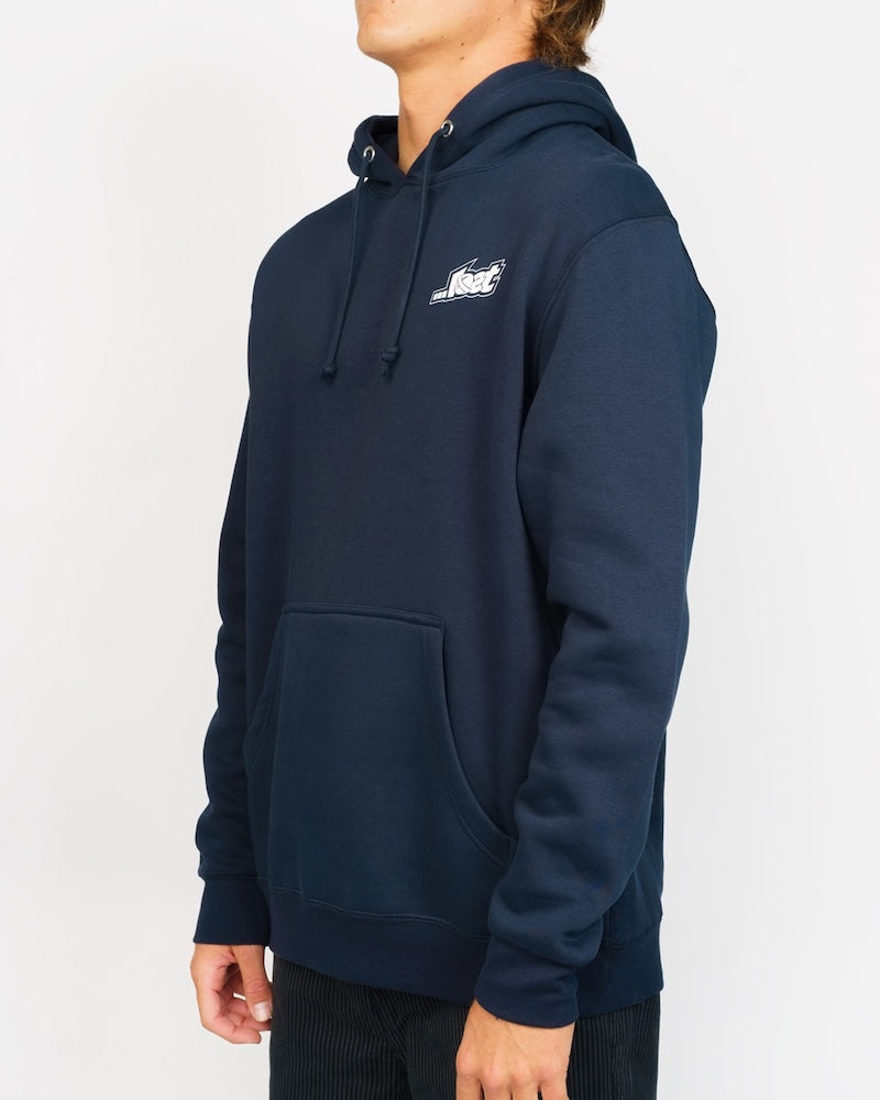 LAM HOODIE NAVY – Lost Enterprises