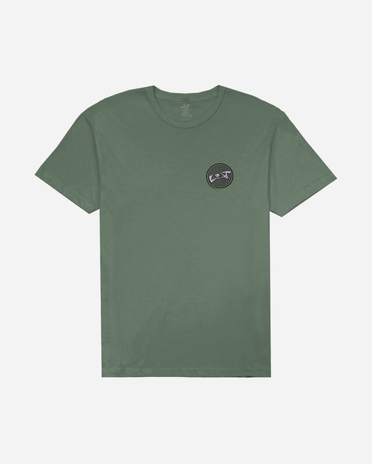 Lost Surfboards Tee Moss Green