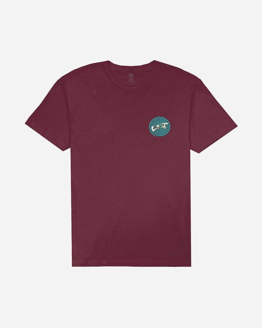 Lost Surfboards Tee Maroon