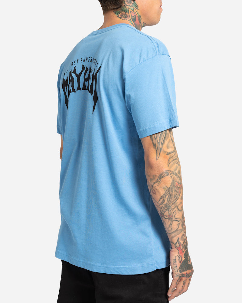 Mayhem Designs Tee Coastal Blue
