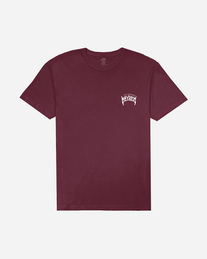 Mayhem Designs Tee Maroon