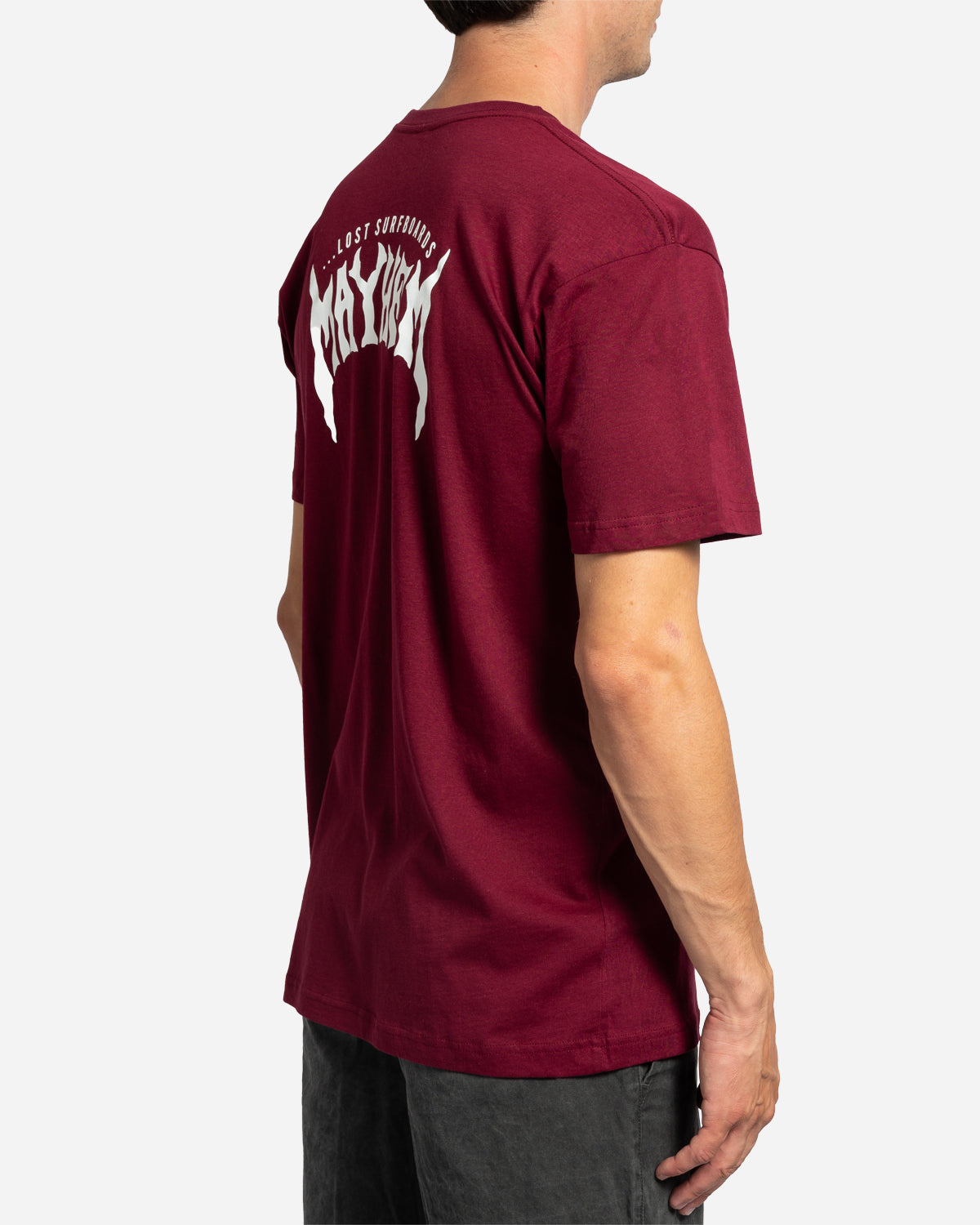 Mayhem Designs Tee Maroon