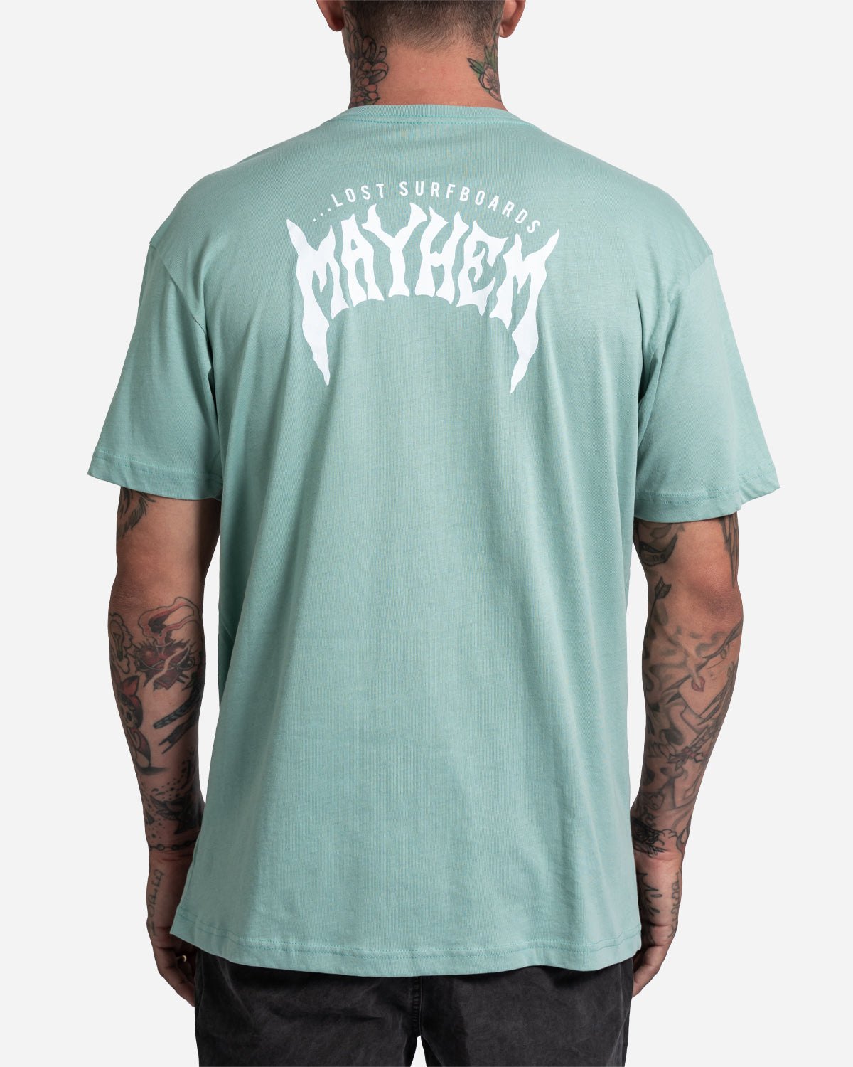 Mayhem Designs Tee Seafoam