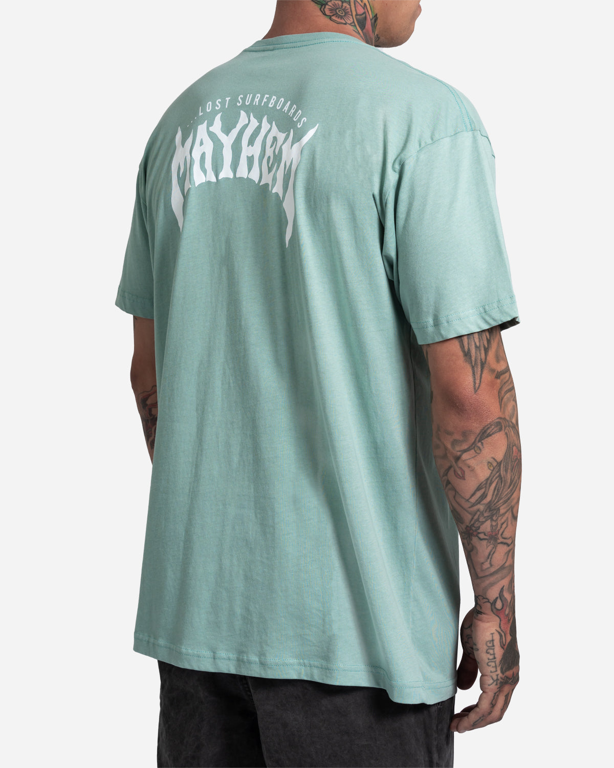 Mayhem Designs Tee Seafoam