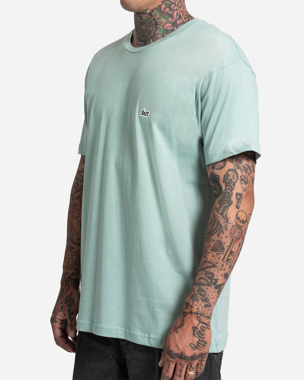 Lost Chest Logo Tee Seafoam