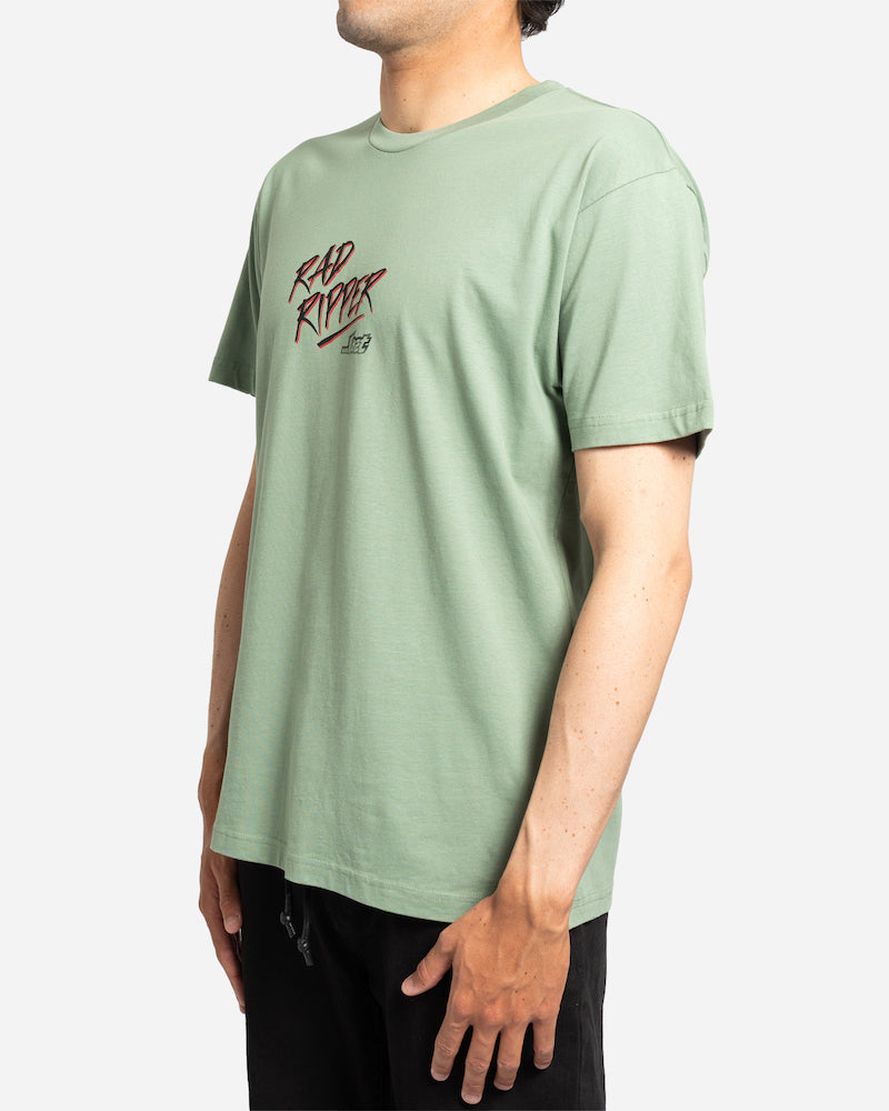 Rad Ripper Tee Moss Green