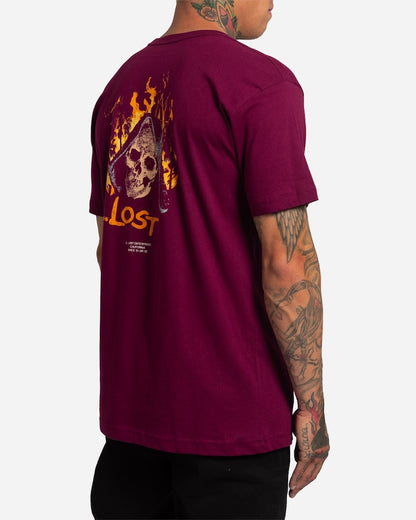 Everything's Fine Tee Maroon