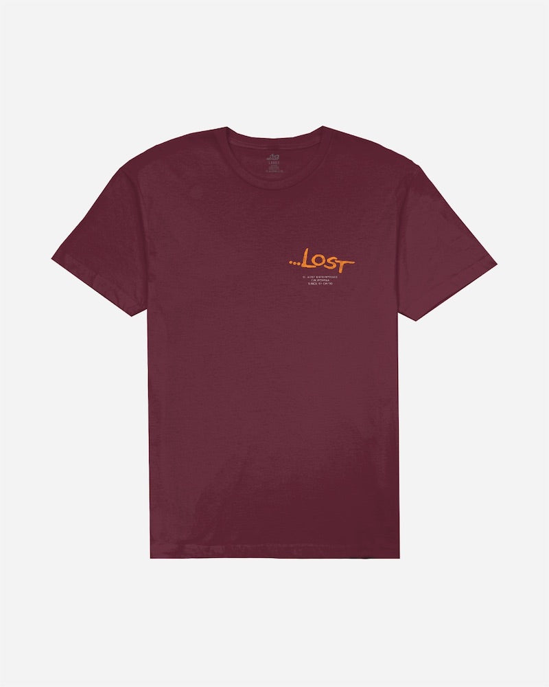 Everything's Fine Tee Maroon