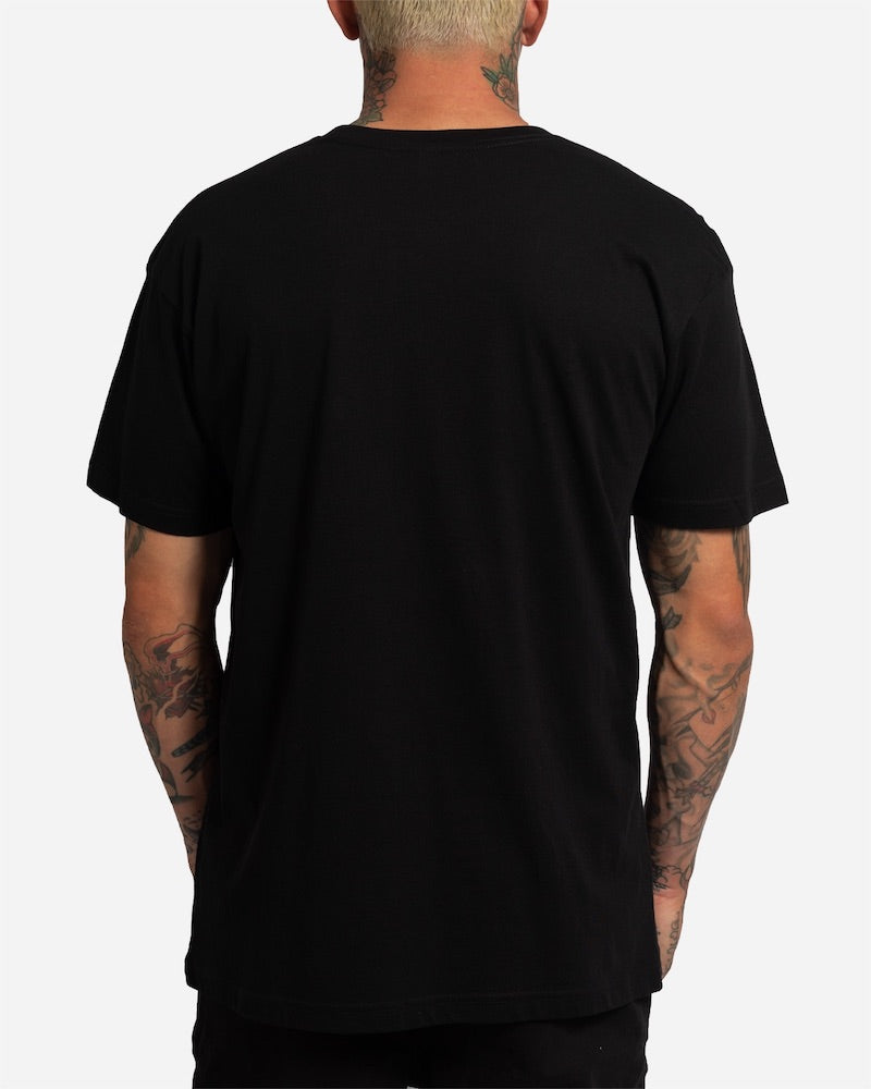 Skip Work Tee Black