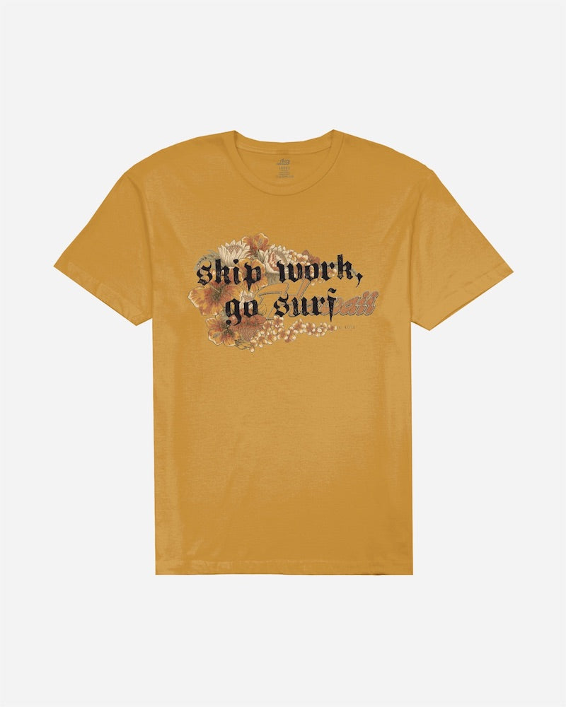 Skip Work Tee Old Gold