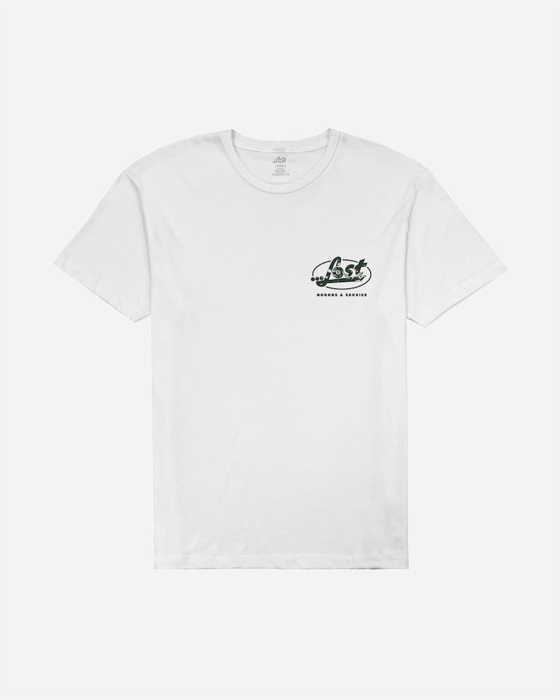 Corner Pocket Tee White