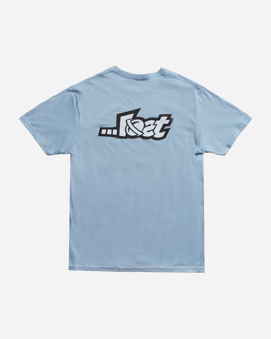 Linear Lam Tee Stone Blue