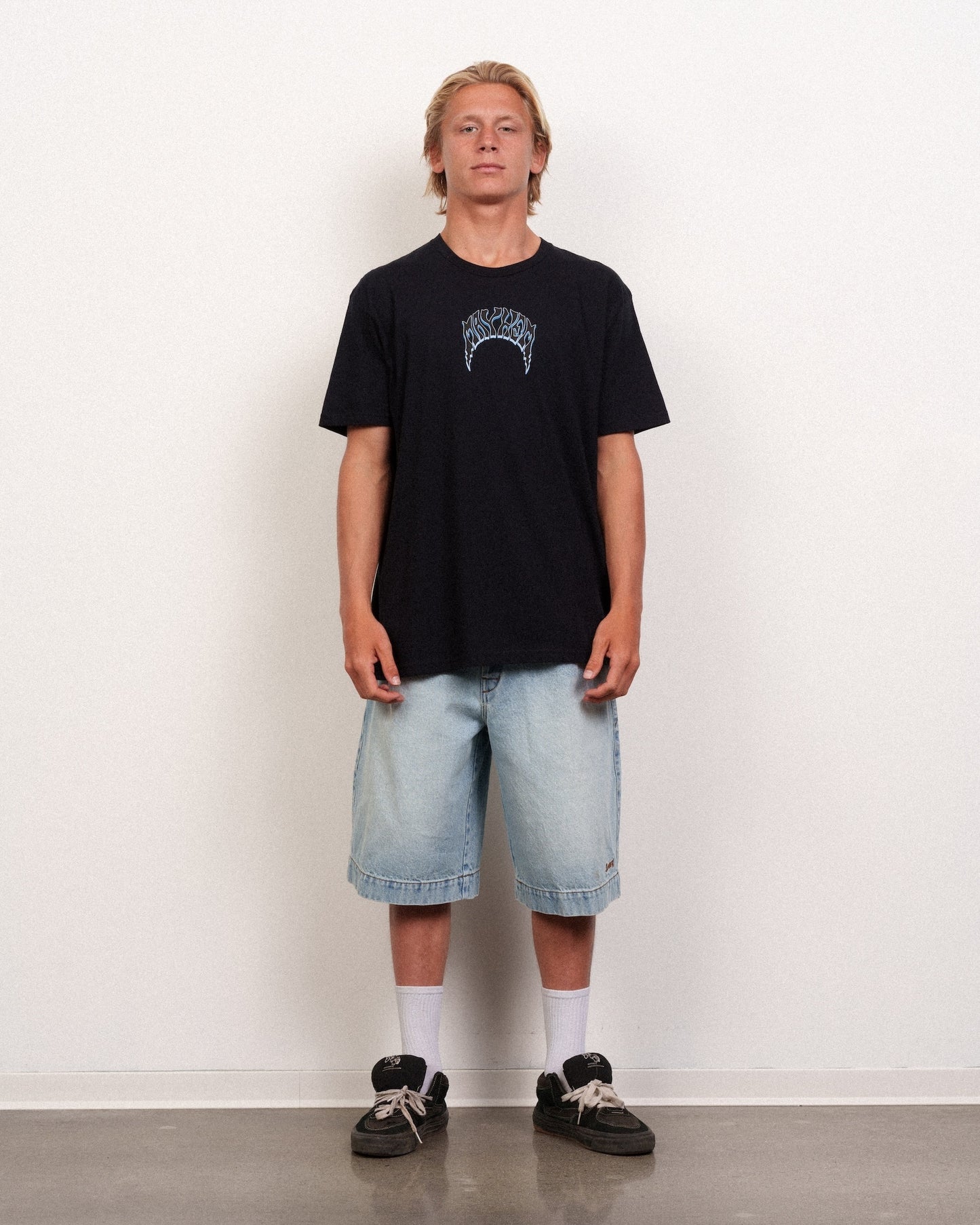 Pisces Logo Tee Black