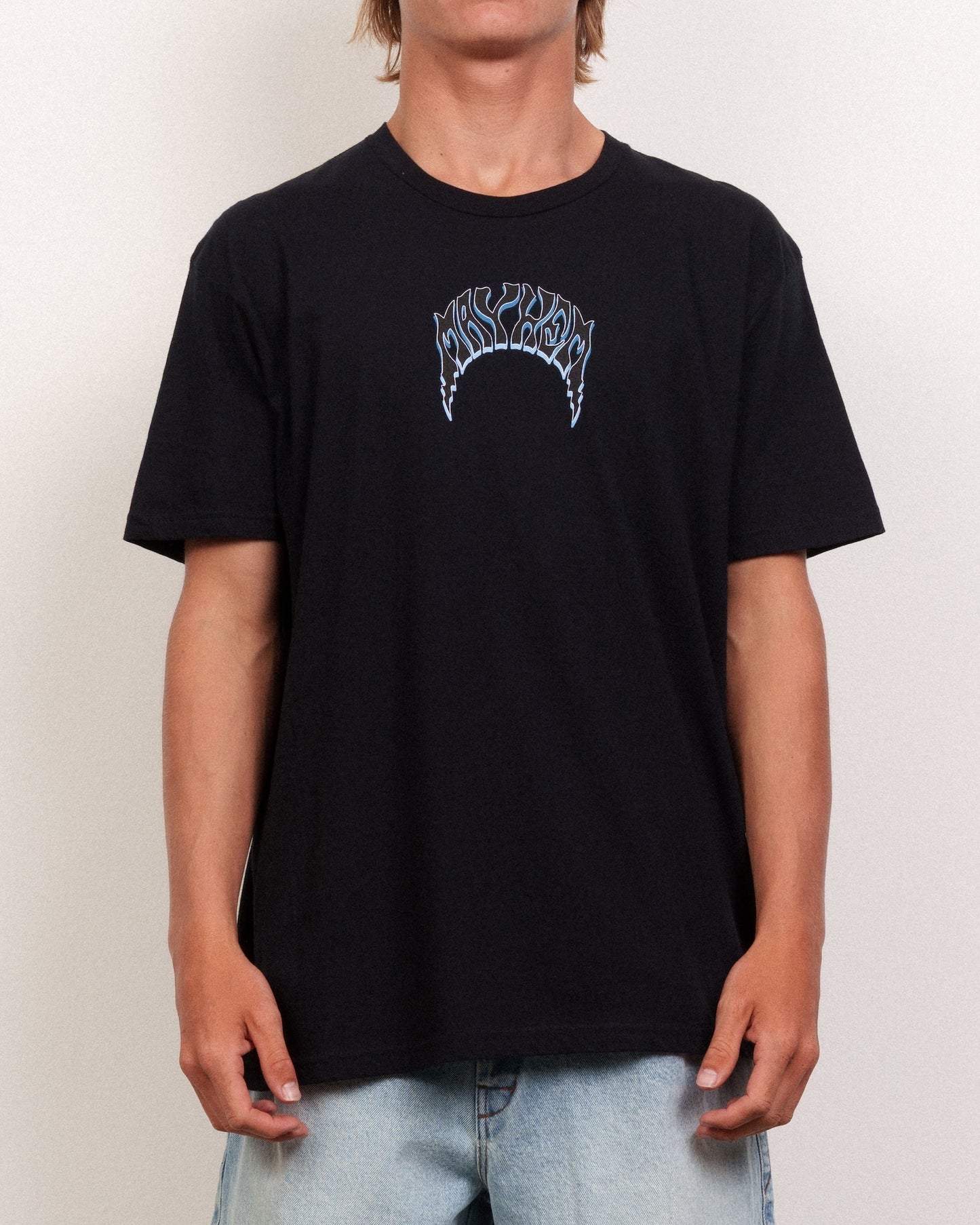 Pisces Logo Tee Black