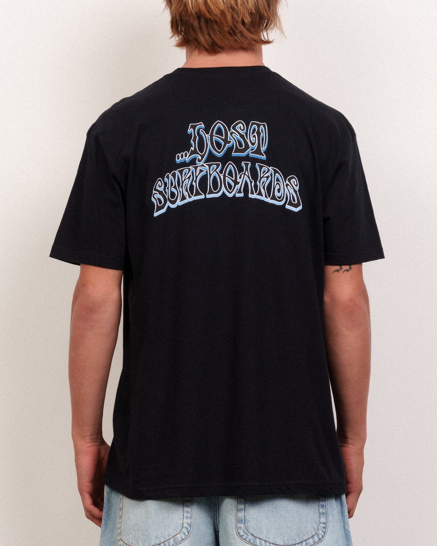 Pisces Logo Tee Black