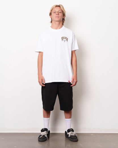 Mayhem Fine Curves Tee White