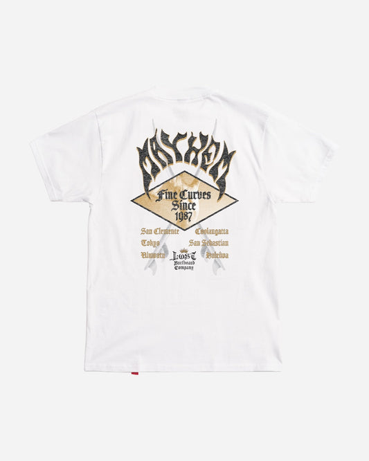 Mayhem Fine Curves Tee White