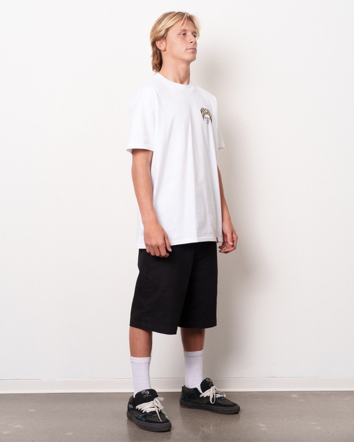 Mayhem Fine Curves Tee White