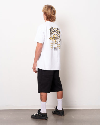 Mayhem Fine Curves Tee White