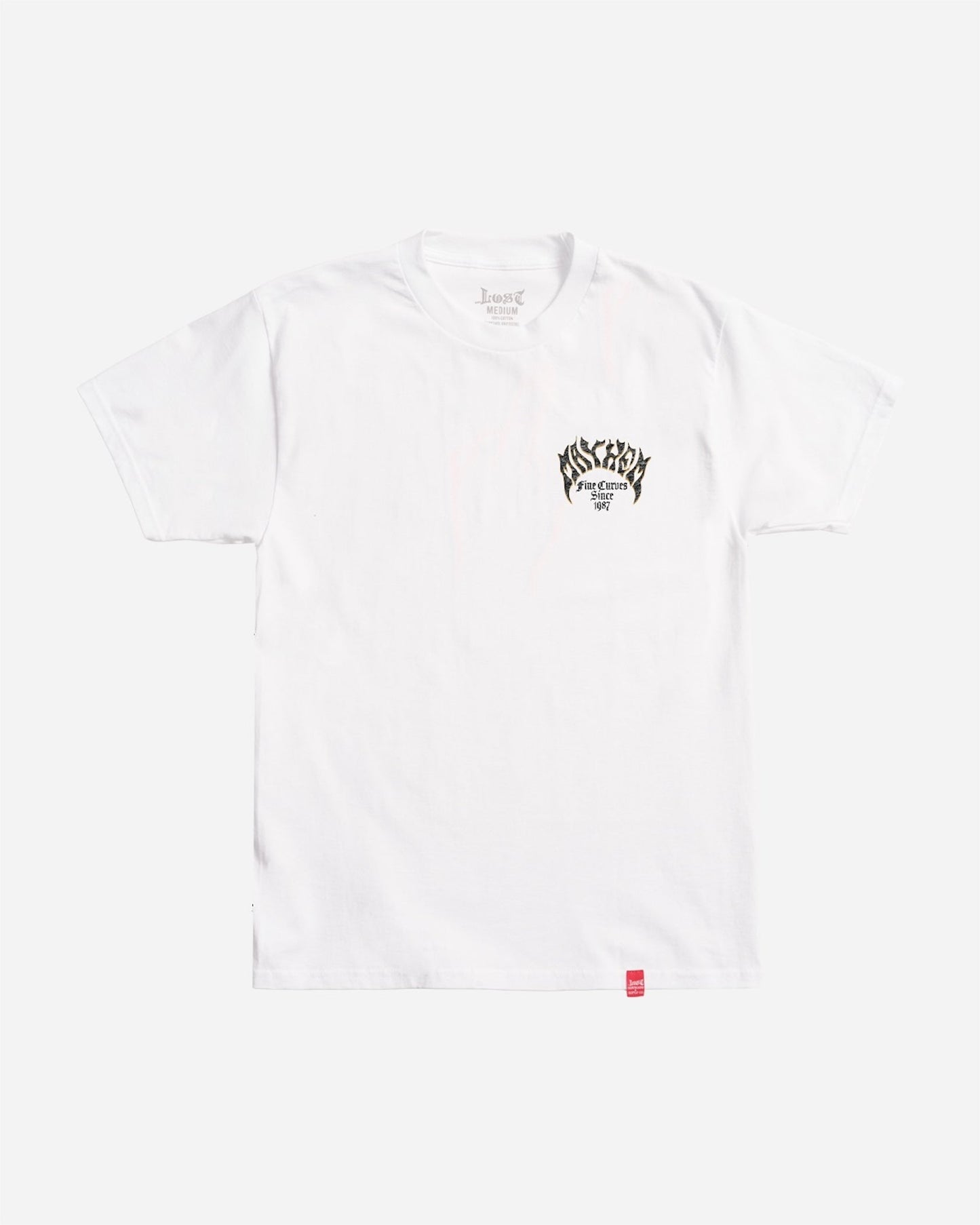 Mayhem Fine Curves Tee White