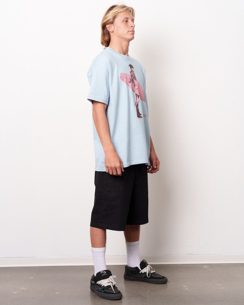 Happy Wave Rancher Mayhem Tee Arctic Blue