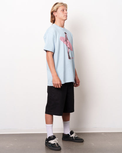 Happy Wave Rancher Mayhem Tee Arctic Blue