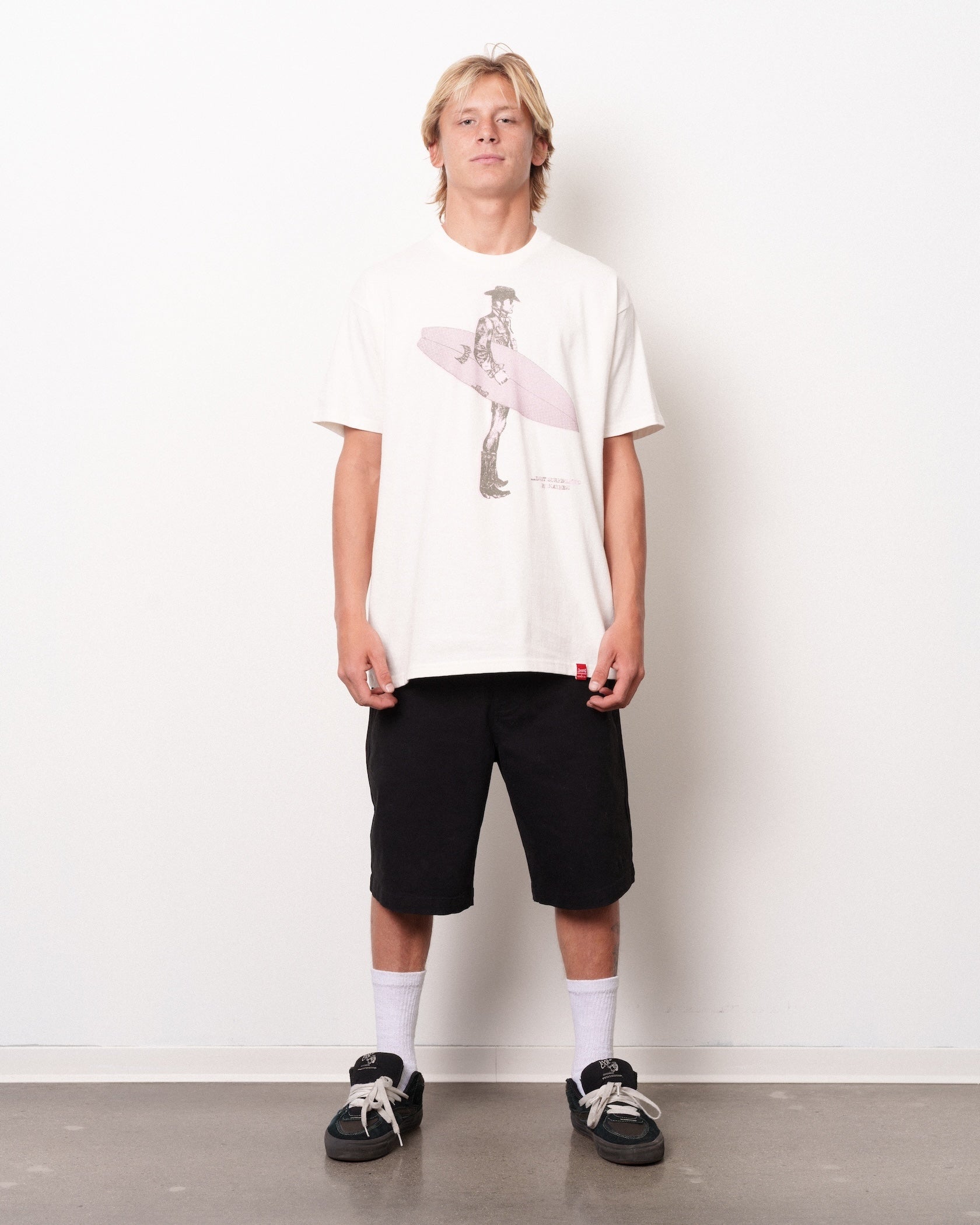 Happy Wave Rancher Mayhem Tee Vintage White – Lost Enterprises