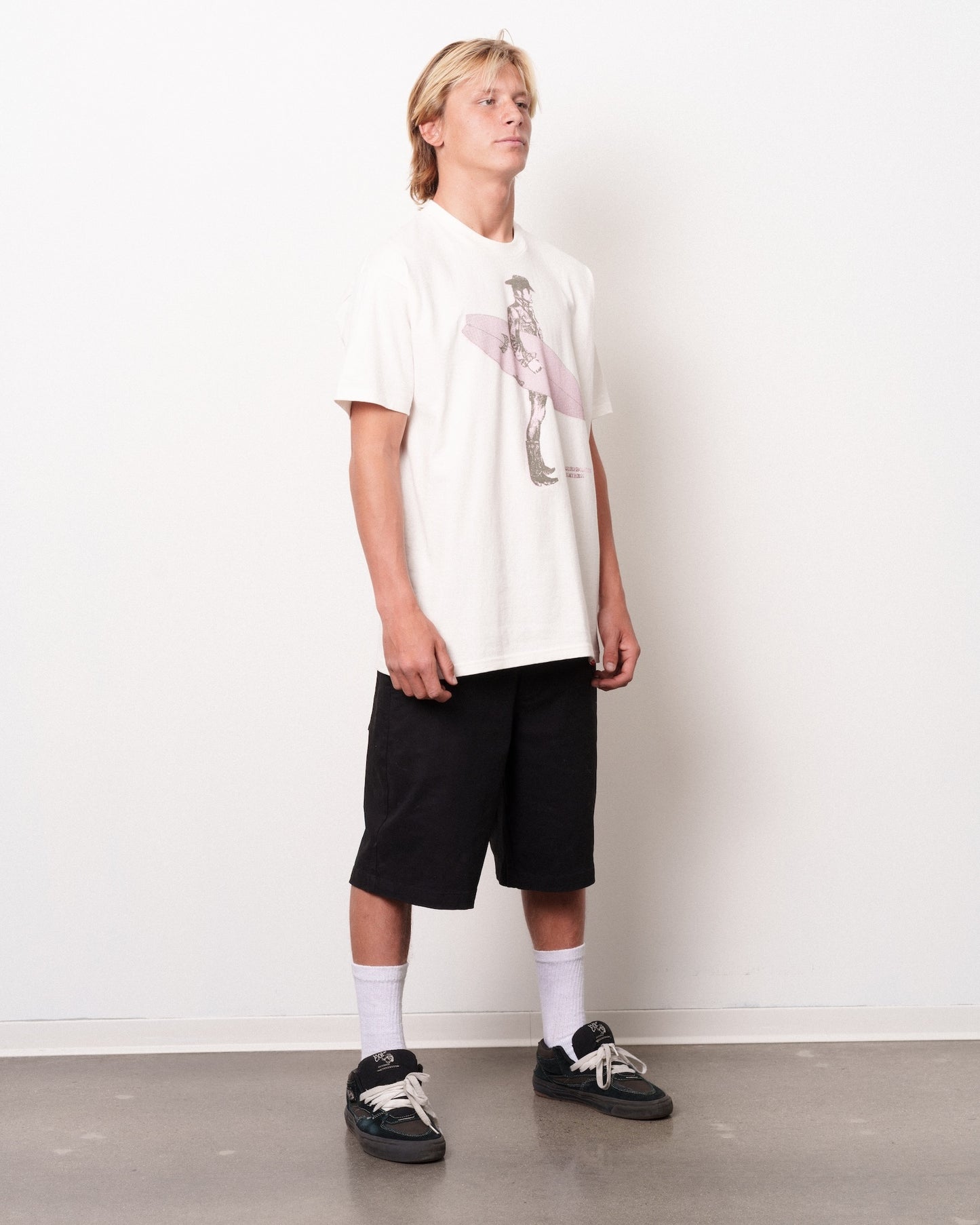 Happy Wave Rancher Mayhem Tee Vintage White