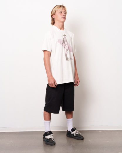 Happy Wave Rancher Mayhem Tee Vintage White