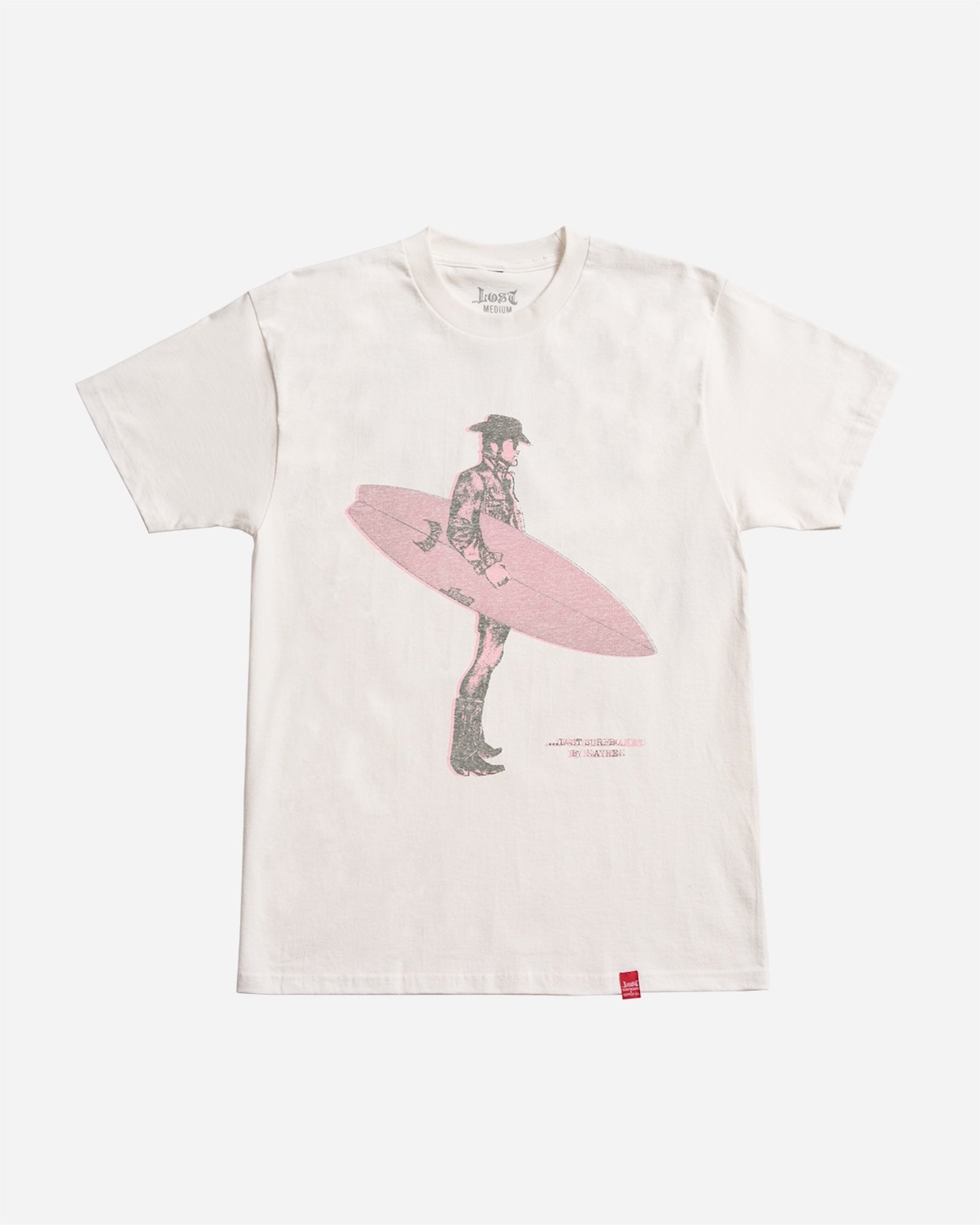 Happy Wave Rancher Mayhem Tee Vintage White – Lost Enterprises