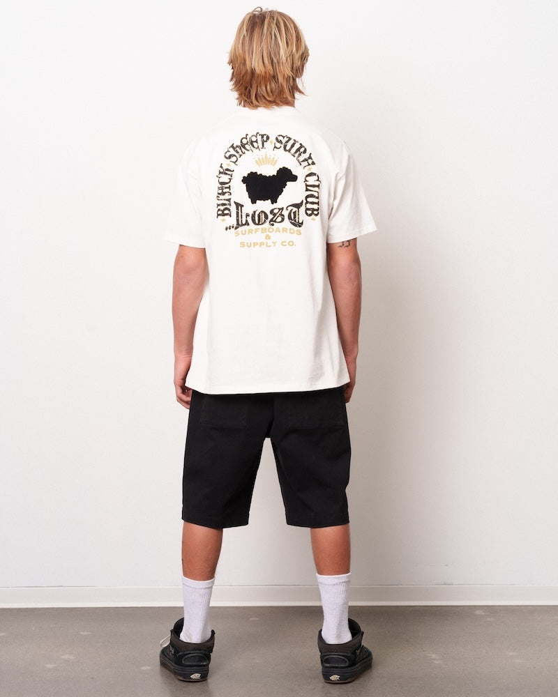 The Flocker Tee Vintage White