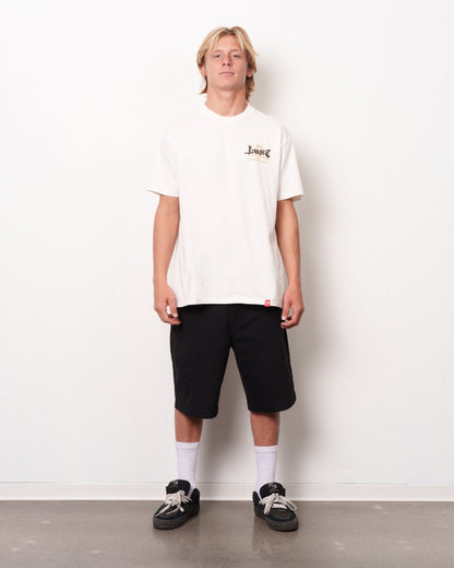 The Flocker Tee Vintage White