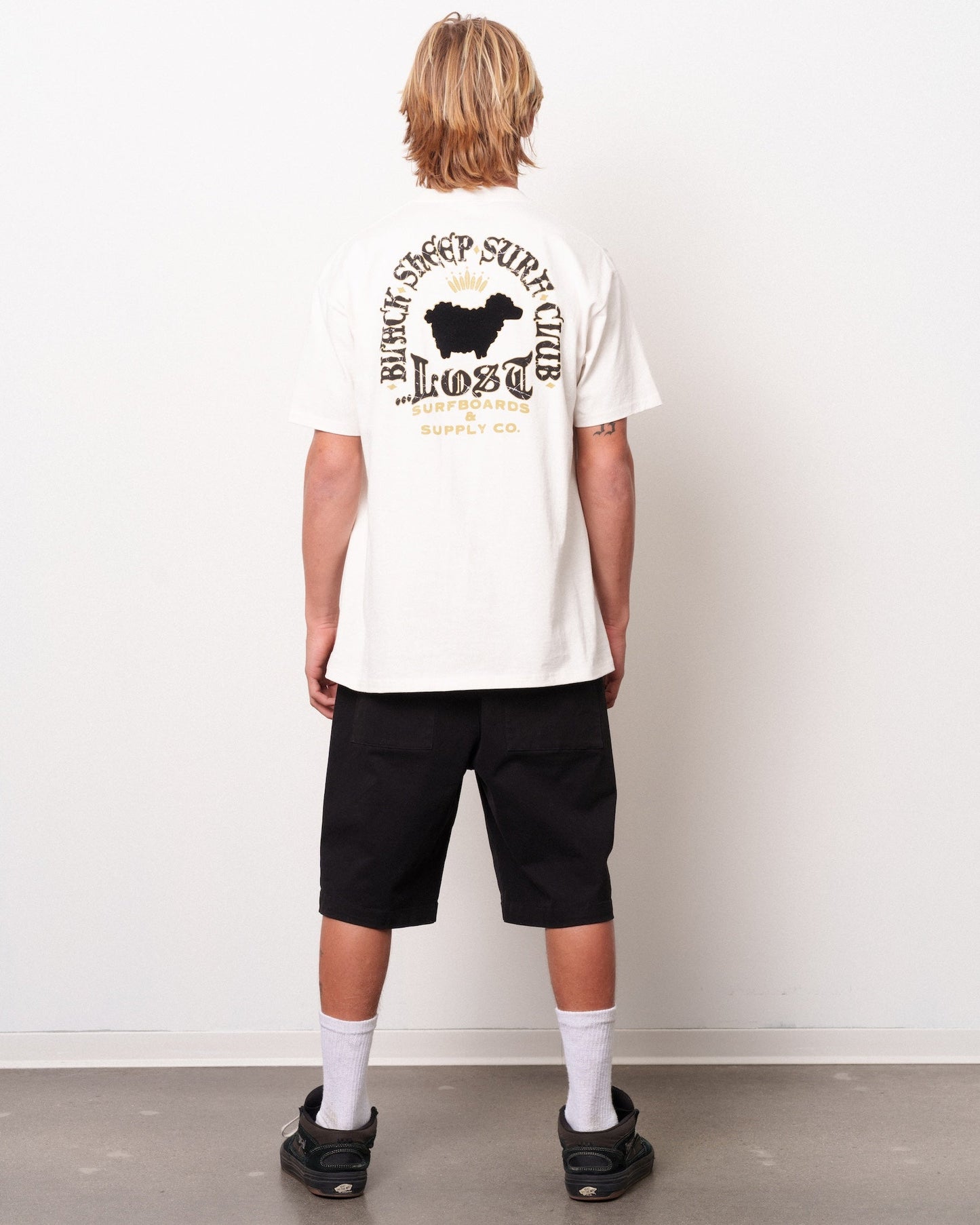 The Flocker Tee Vintage White