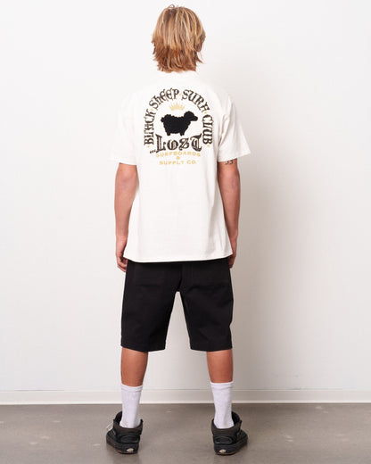 The Flocker Tee Vintage White