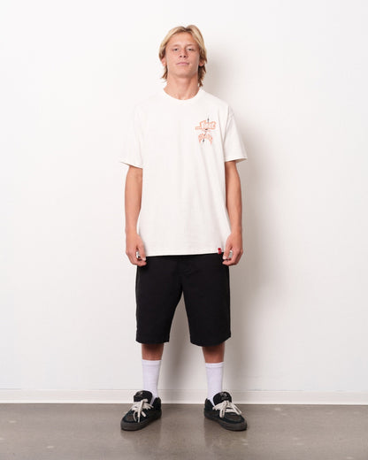 Mayhem Bolts Tee Vintage White