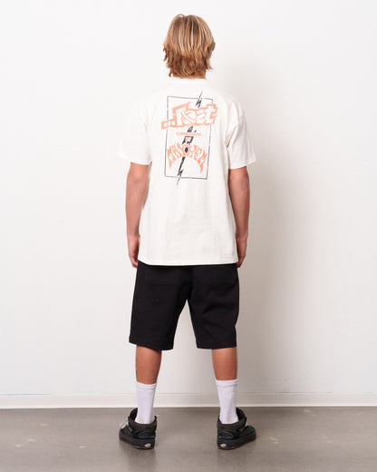 Mayhem Bolts Tee Vintage White