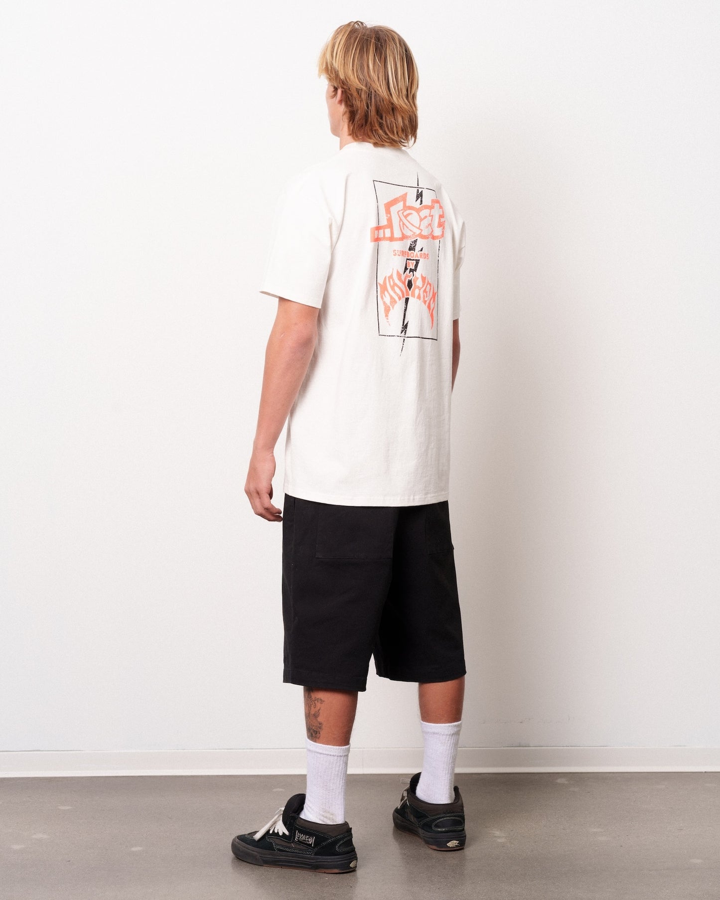 Mayhem Bolts Tee Vintage White