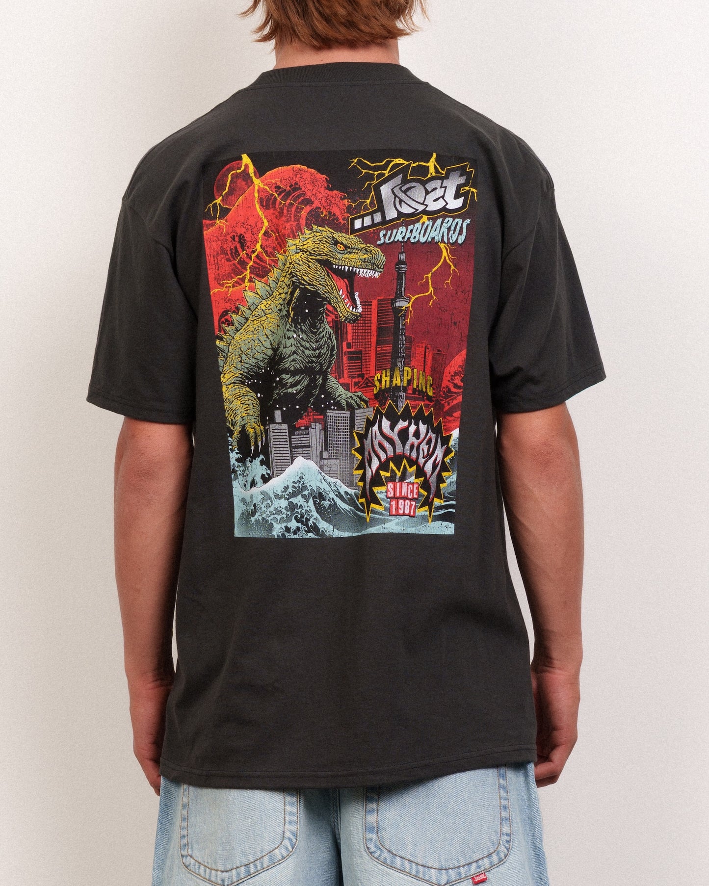 Big Zilla Tee Vintage Black