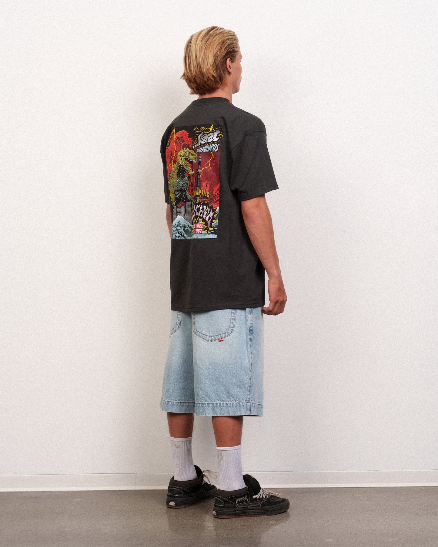 Big Zilla Tee Vintage Black