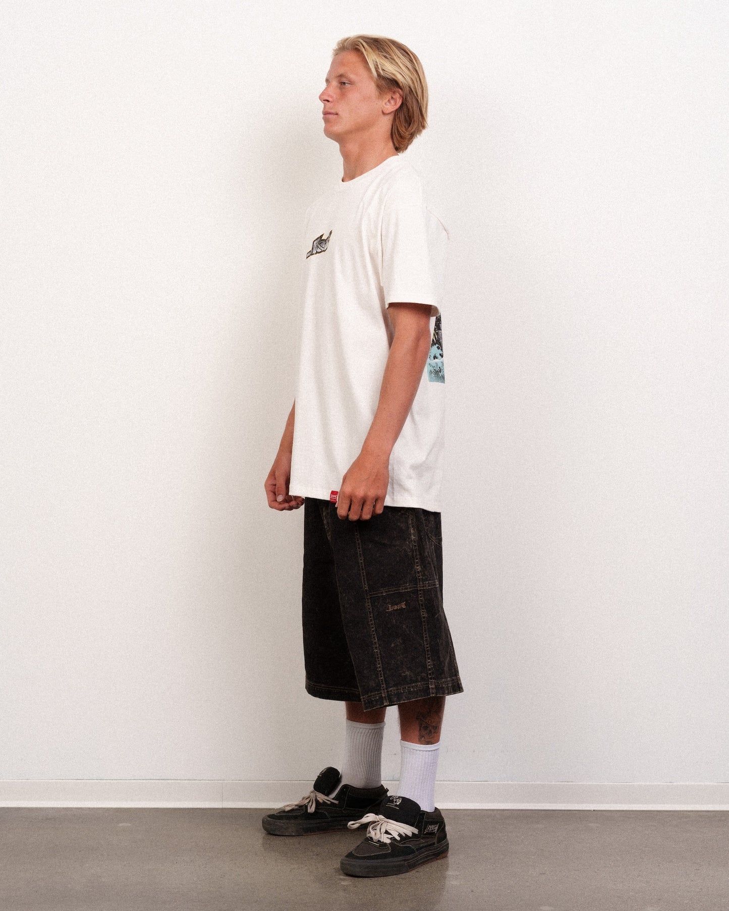 Big Zilla Tee Vintage White