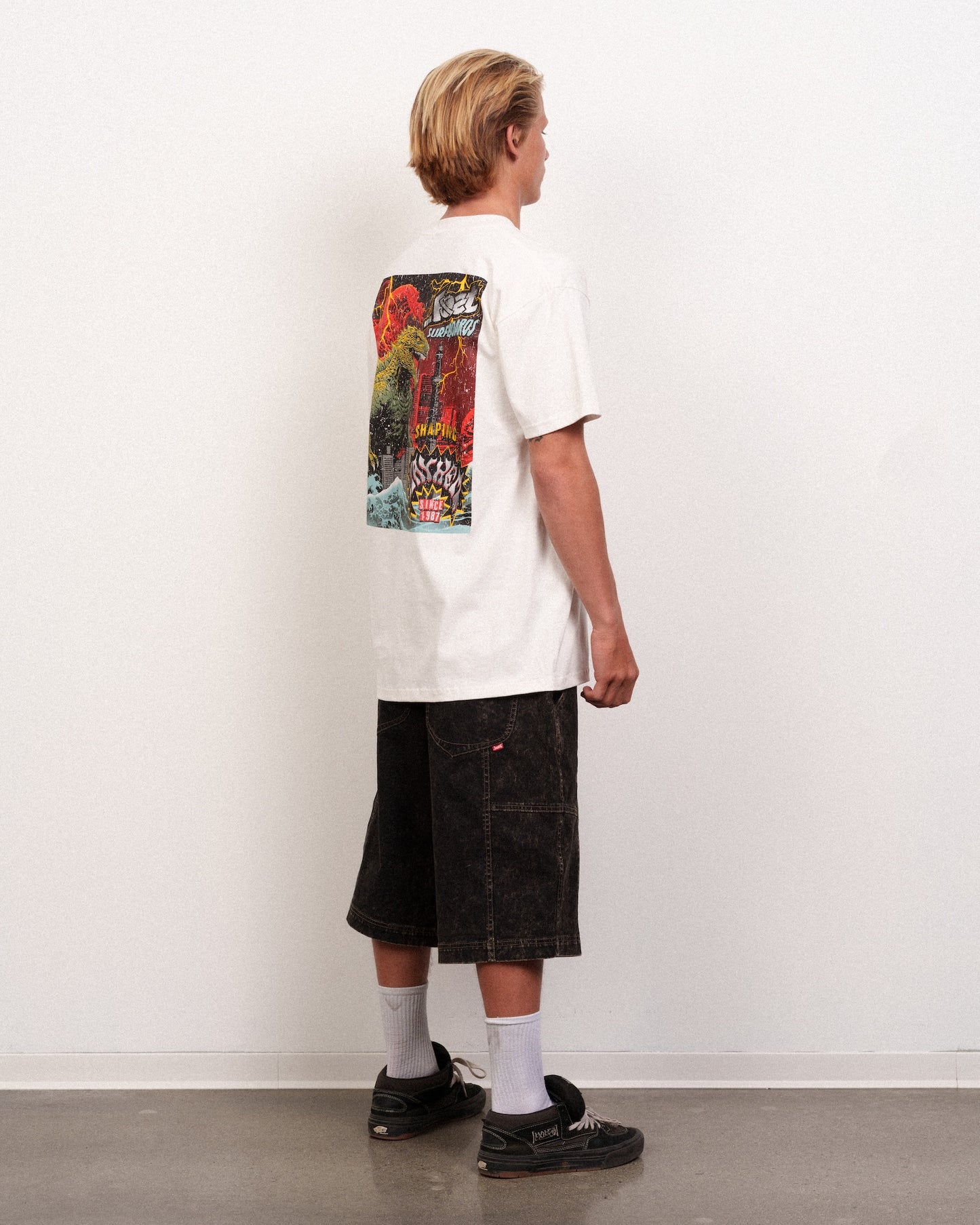 Big Zilla Tee Vintage White