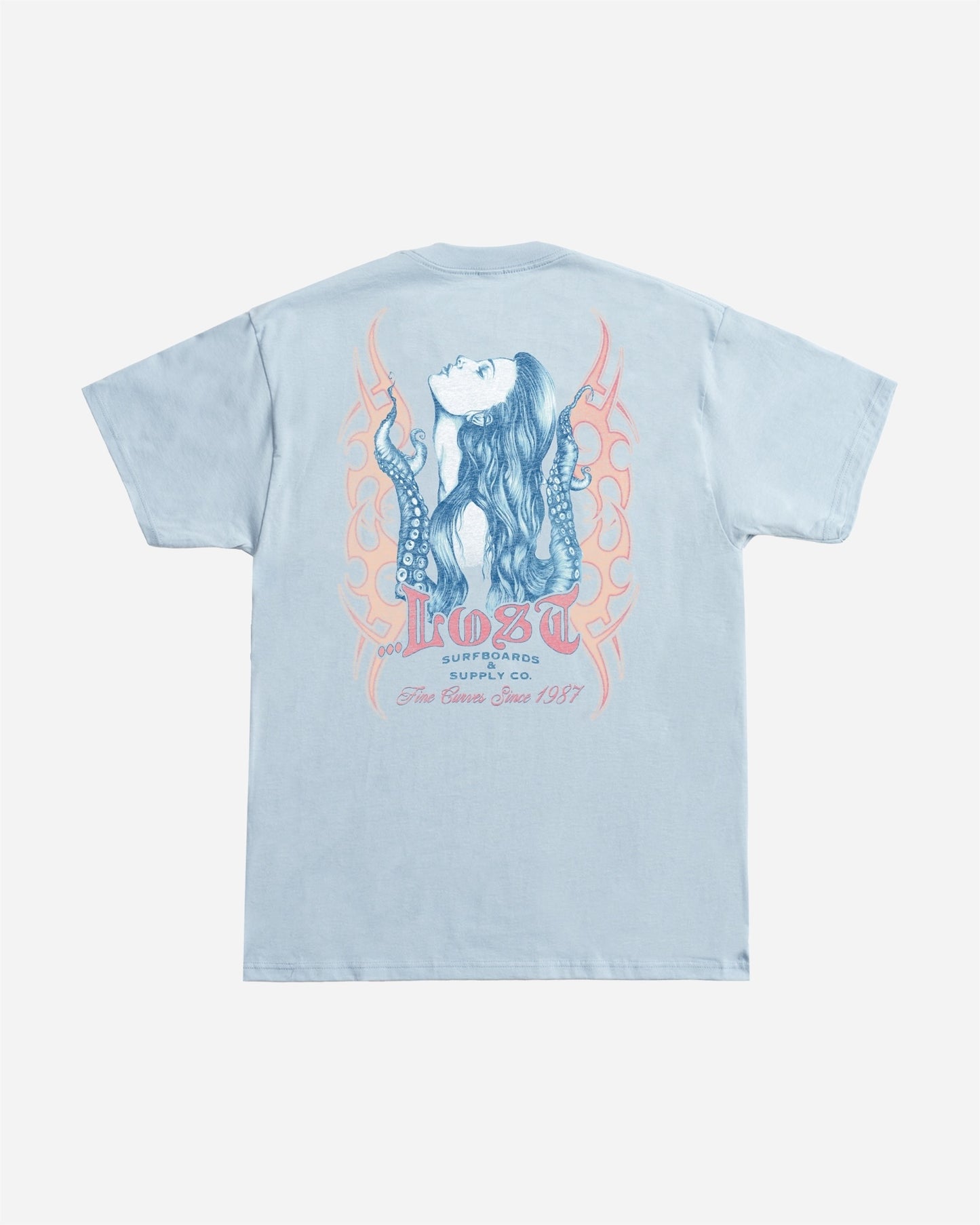 Octo Girl Tee Arctic Blue